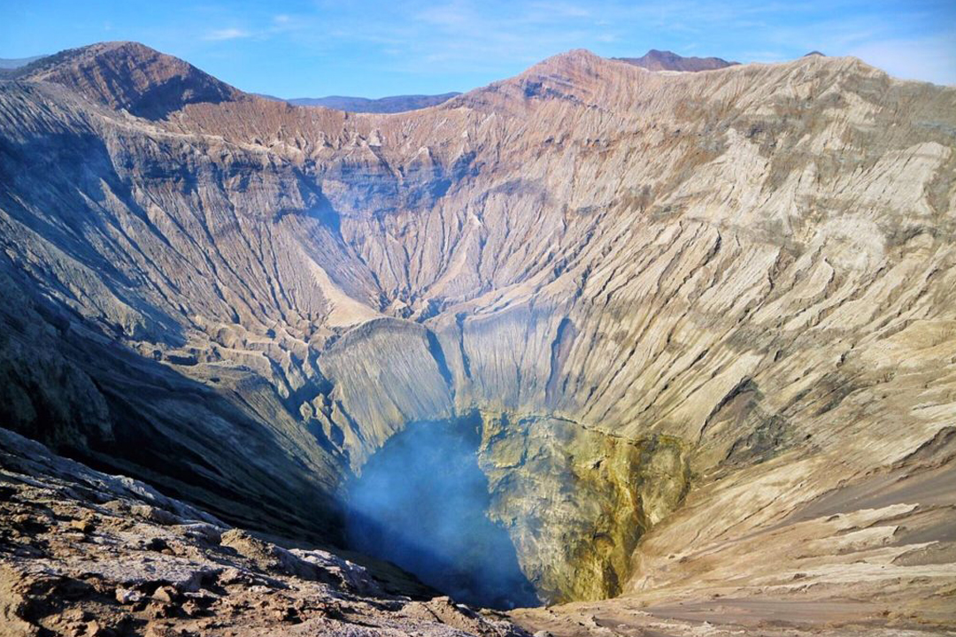 Kawah Bromo - Liburan sekolah di Bromo