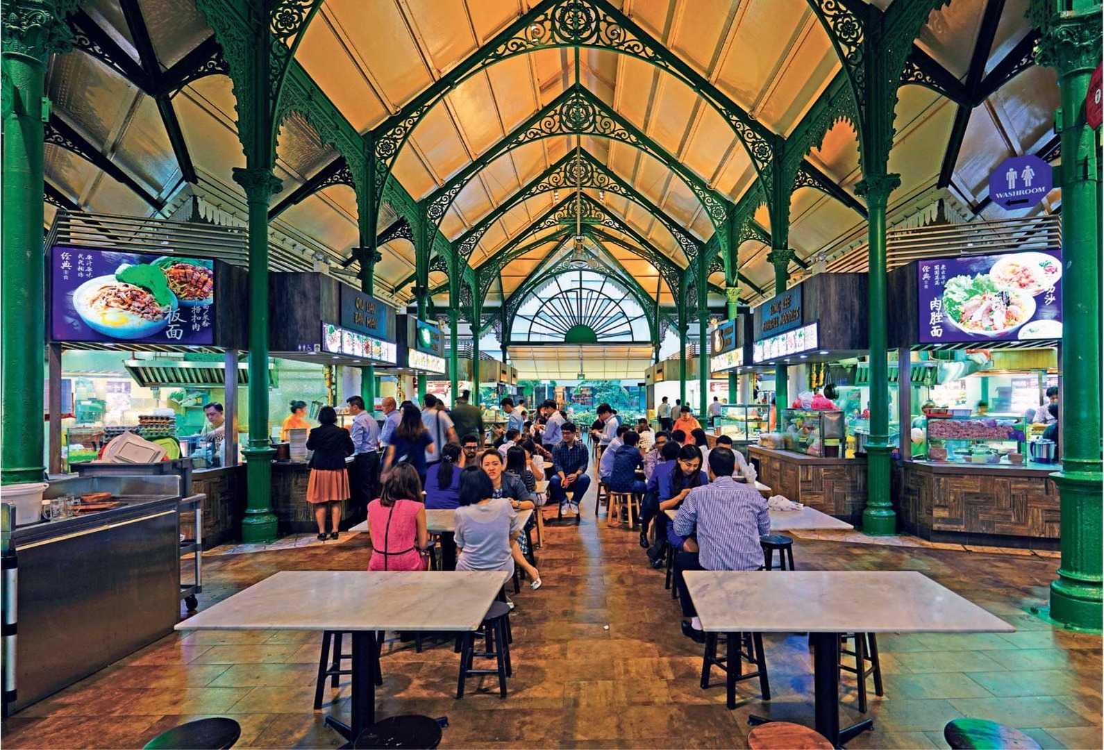 Lau Pa Sat - Wisata Kuliner Halal Singapore