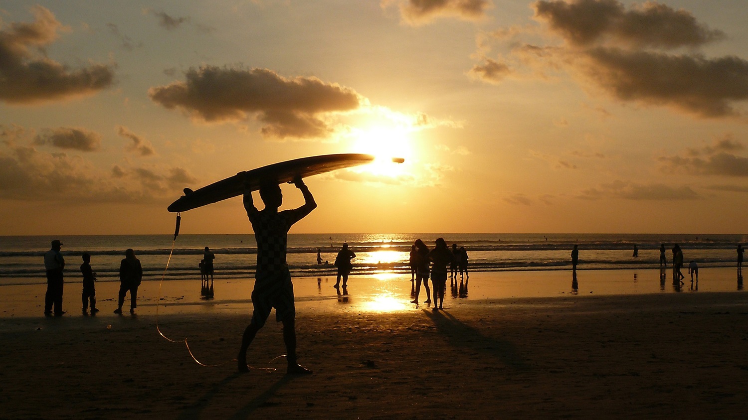 Pantai Kuta - Sunset Pantai Indonesia